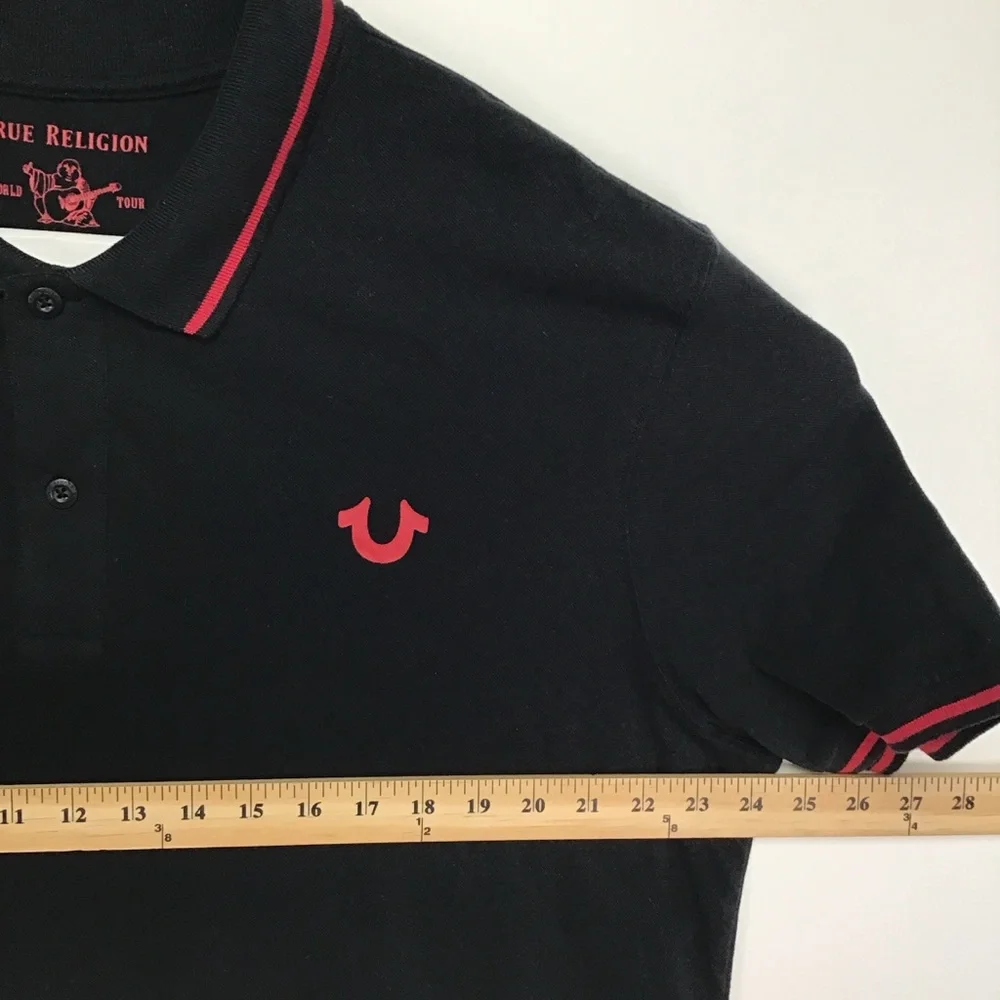 True Religion men’s short sleeve polo shirt 2XL